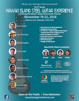 Hawai&lsquo;i Steel Guitar Experience Poster